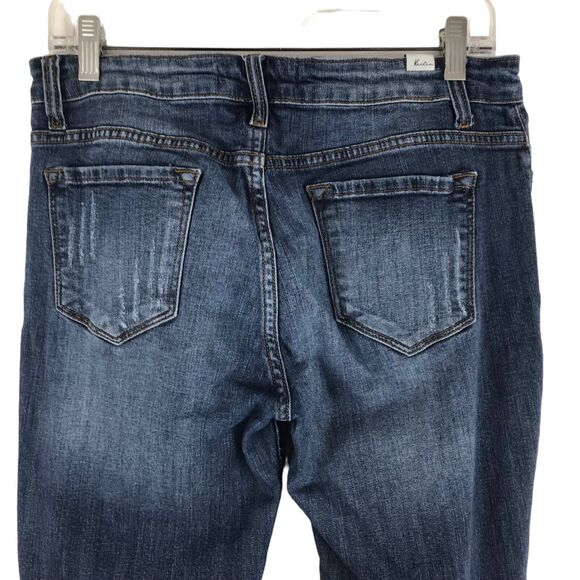 KanCan‎ Jeans Estilo Style MT1026 Distressed Skinny Womens Size 28 Mid Rise Blue - Picture 9 of 12